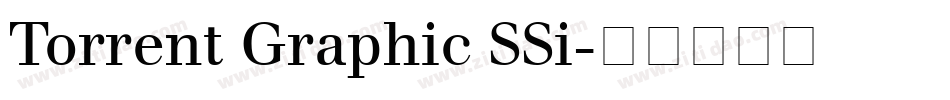 Torrent Graphic SSi字体转换